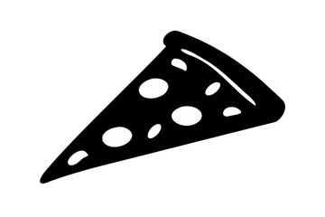 Delicious pizza slice with pepperoni vector, slice of pizza