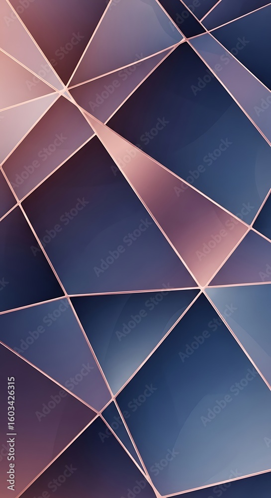 Poster abstract geometric background with triangles and lines for modern design projects