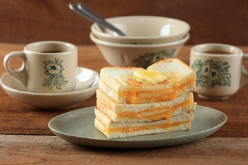 Kaya Toast Butter, Vintage Kopitiam Breakfast Style.