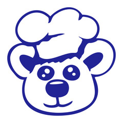 Bear BBQ Sausage Barbecue Chef's Hat Cook Hunger