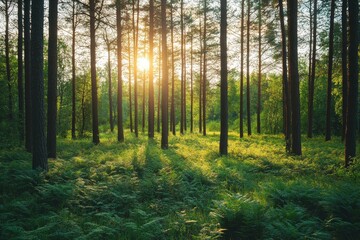 Obraz premium In the Indian Himalayas, Dharamsala, Baksu features a majestic green forest