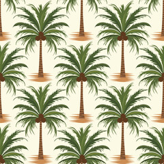 Palm Tree pattern tropical abstract background.Plam tree and coconut trees isolated ogee geometrical motifs background,art deco illustration repeat design print shapes ogee geometrical wallpaper.