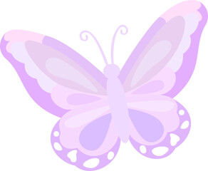 Lavender Flutter – Delicate Pastel Butterfly Icon