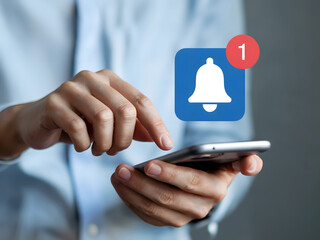 Stay updated with mobile notifications while managing your digital life using your smartphone for alerts and reminders to stay connected and informed