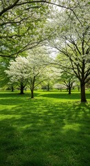 Spring blossoms in a park (1)