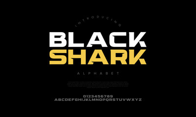 Bold industrial style font with strong geometric shapes, perfect for logos, posters, and tech branding