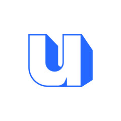 Fun Letter U Pop Icon Logo Design Ideas