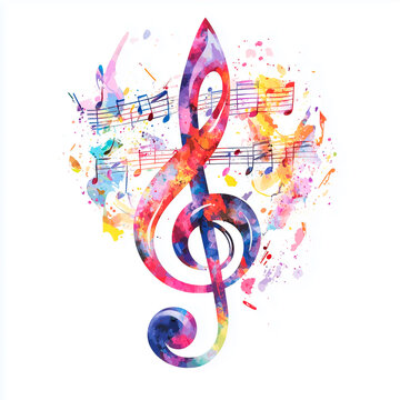 purple blue sol key like a colorful lively music