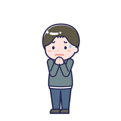 私服の大人／ななめ／男性 23