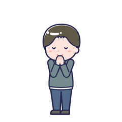 私服の大人／ななめ／男性 24