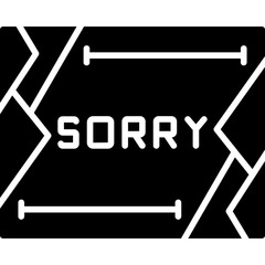 Sorry Icon