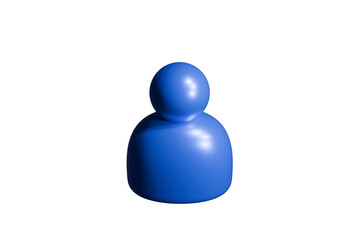 blue man icon, 3D Simple Group User Icon, PNG 