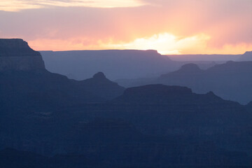 Grand Canyon National Park at Sunset