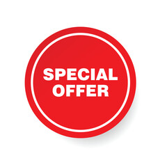 Special Offer Red Badges Sale , Discount Promotion  E-commerce,  Special, Offer, Sale, 