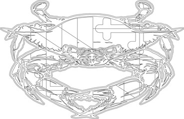 sketch vector illustration silhouette image design icon logo symbol crab abstract modern classic vintage for advertising image