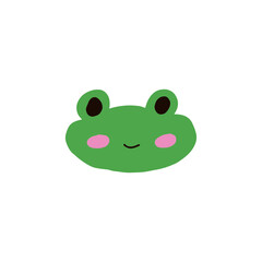 Frog cartoon animal design illustration