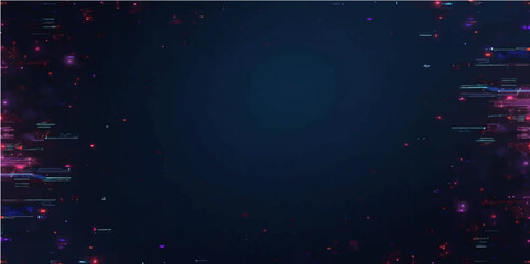 Abstract blue grunge background with glowing particles, perfect for a magical Christmas or a dynamic technology design