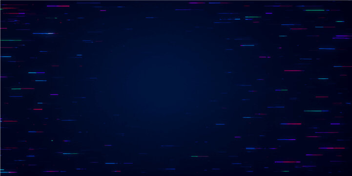 Abstract digital technology background with glowing blue and green binary code patterns