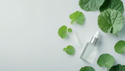 Premium Skincare Branding with Gotu Kola Extract and Clean Minimal Composition