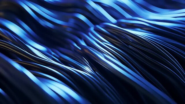 Abstract metallic pleated texture