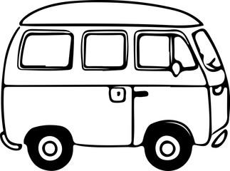 vector illustration of a bus