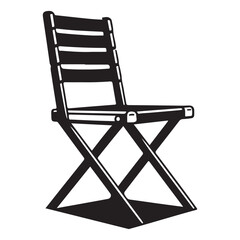 Folding Chair Illustration Design for Outdoor and Indoor Use