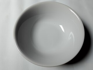 a bowl view from above