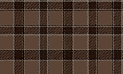 Seamless plaid pattern, light brown, dark brown, orange, warm and contemporary feel for fashion design such as clothes, skirts, dresses or pants, vector illustration.