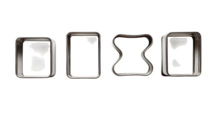 Striking monochrome design, a captivating visual featuring geometric patterns on dark background for modern and minimalist aesthetics.