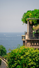 Coast with buildings