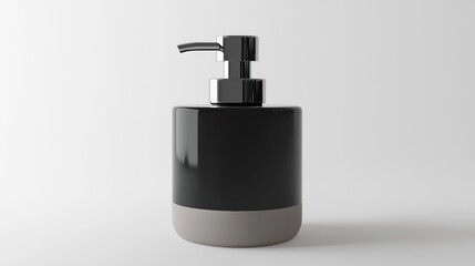 Obraz premium 3D render of a soap dispenser on white background