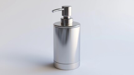 3D render of a soap dispenser on white background