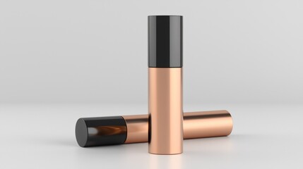 3D render of cosmetic tube with cap