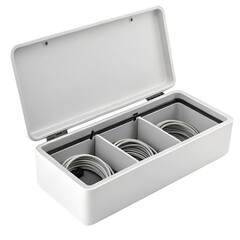 set of stainless steel knives