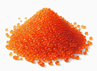 Roe Cluster Crab eggs isolated watercolor vector illustration svg