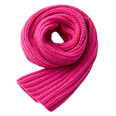 red scarf isolated on white