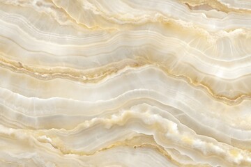 Elegant swirling patterns of creamy white and golden onyx marble texture