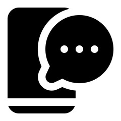 chatting icon for illustration
