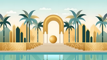 Obraz premium Desert Oasis
