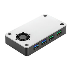 Fototapeta premium hard disk drive isolated on white