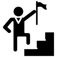 Leadership Competency glyph icon