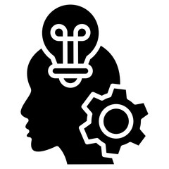 Competency Mapping glyph icon