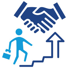 Succession Planning Policy glyph color icon