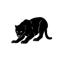Obraz premium Advanced ai panther vector design for innovative technology company logo and branding with sleek modern style