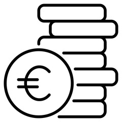 Coin Stack  Icon 