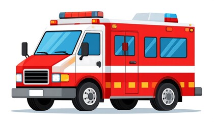 Cartoon firetruck illustration