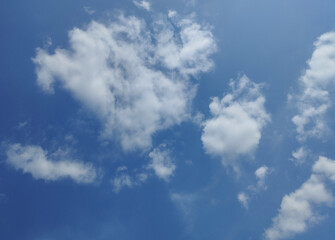 Panorama blue color sky with clouds beautiful sky baclground
