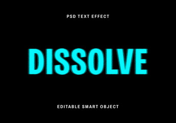 Dissolve Text Effect