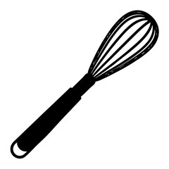 Fototapeta premium whisk isolated on white background
