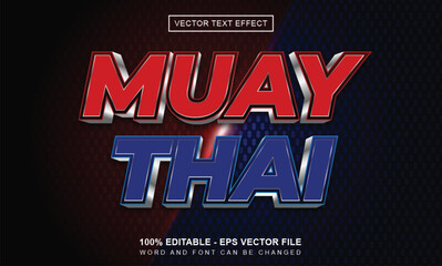 muaythai text effect